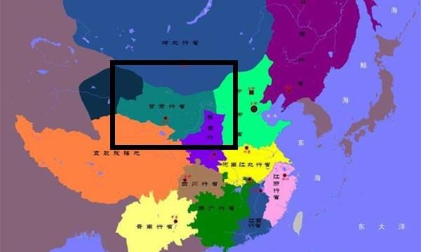 甘肃地图，甘肃的地形为什么狭长图4