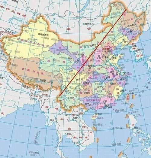 陕西省地理位置不靠北，也不靠西，而在中国版图正中央，为什么把陕西划到西北去呢图8
