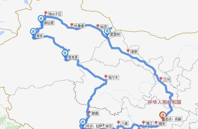 川藏线自驾游路线，川藏线自驾行程规划图11