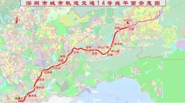 深圳地铁14号线开工了吗(深圳地铁14号线全程站名)图3