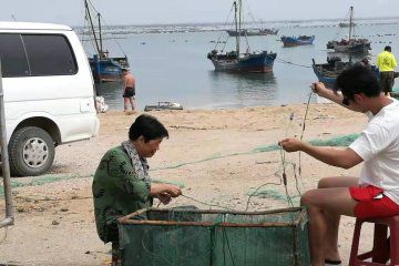 哈仙岛海滨渔家图32